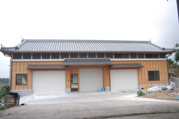 本葺き8X9　横道建設（藤木様邸）（淡路市）